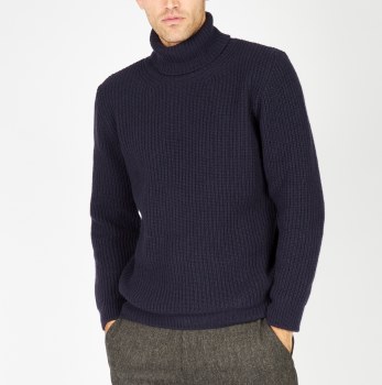 Fisherman Polo Neck Sweater