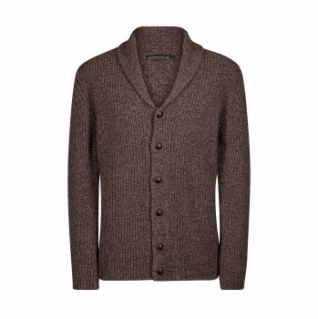 Shawl Collar Wool Cardigan