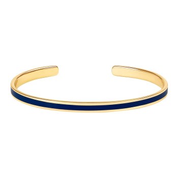 Midnight Blue and Gold Slim Bangle