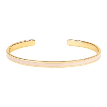 Adjustable White and Gold Bangle Adjustable White and Gold Bangle