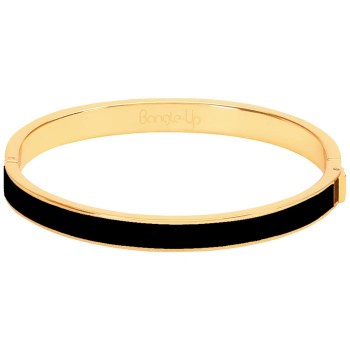 Black and Gold Clasp Bangle