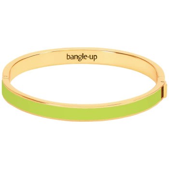 Green and Gold Clasp Bangle