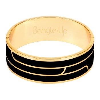 Black and Gold Art Deco Bangle