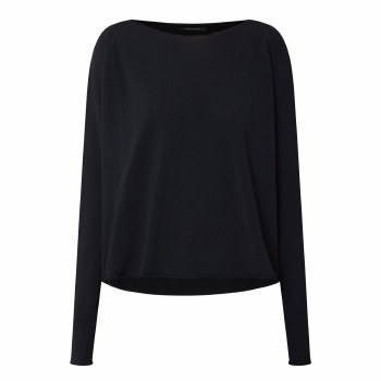 Black Fine Viscose Knit