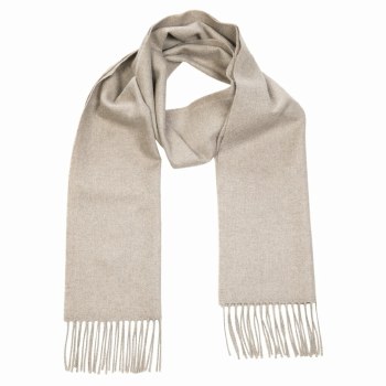 Merino Wool Scarf Oatmeal