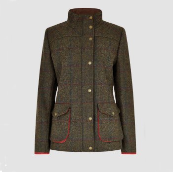 Betony Tweed Jacket with Contrast Trim