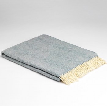 Supersoft Herringbone Throw Topaz