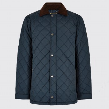 Mountusher Quilted Jacket Navy