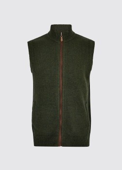 Upperwood Wool-blend Gilet Olive