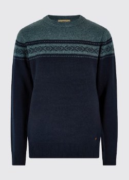 Additional picture of Longley Crewneck Navy Sweater