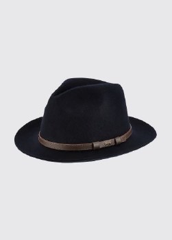Frontier Fedora Hat Navy Frontier Fedora Hat Navy