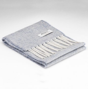 Smoke Lambswool Child's Scarf in Gift Box