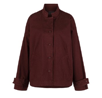 Terracotta-Brown Cotton Jacket