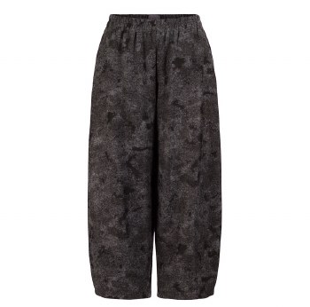 Black adn Grey Jacquard Trousers