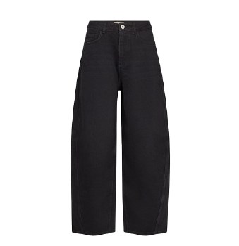 Cindy Barrel leg black jeans