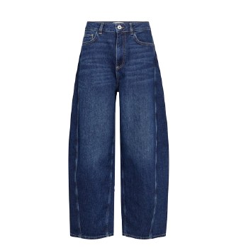 Cindy Barrel leg black jeans