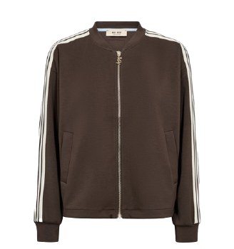 Ardie Brown Zip Cardigan