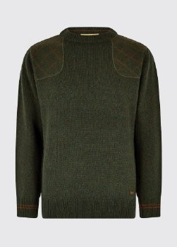Clarinbridge Crew Neck Olive Sweater