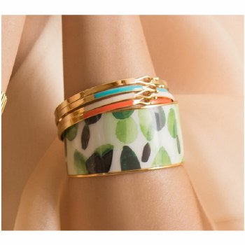 Additional picture of Eden Khaki Green Wide Cuff