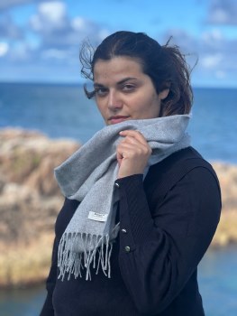 Additional picture of Cashmere Scarf Dove Grey