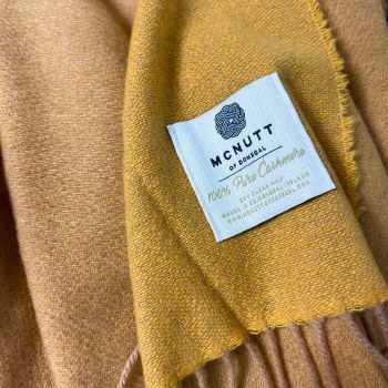 Additional picture of Cashmere Throw Sun and Sand