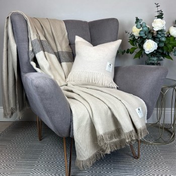 Additional picture of Irish Linen Throw Lisbon