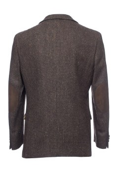 Additional picture of Brown Poets Tweed Jacket