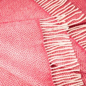 Additional picture of Merino-Cashmere Throw Bubblegum Pink