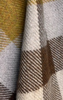 Additional picture of Supersoft Merino Lambswool Throw Caramello