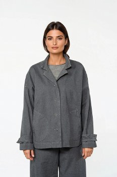 Additional picture of Terracotta-Brown Cotton Jacket