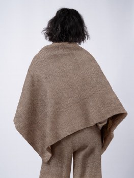 Additional picture of Oak Herringbone Tweed Cape