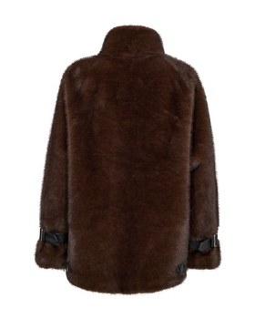 Additional picture of Brown Faux Fur Jackets