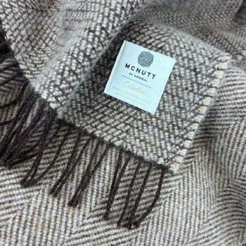 Additional picture of Merino Wool Throw Nevada Desert