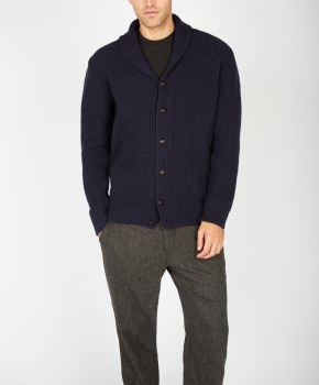 Additional picture of Shawl Collar Wool Cardigan