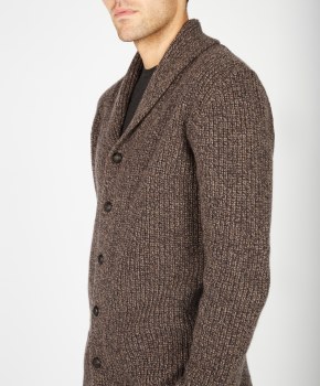Additional picture of Shawl Collar Wool Cardigan