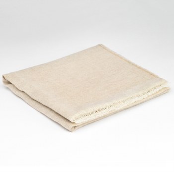 Additional picture of Merino-Cashmere Scarf Natural Cream and Beige