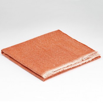 Additional picture of Merino-Cashmere Scarf Tigerlily Red