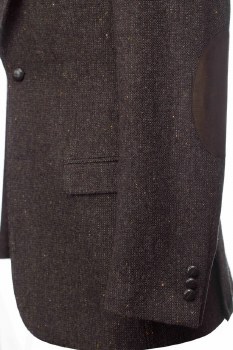 Additional picture of Brown Poets Tweed Jacket