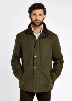 Additional picture of Carrickfergus Waxed Jacket Fennel Green