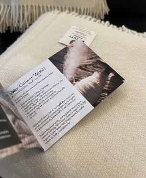 Additional picture of Galway Wool Throw