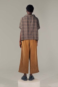 Additional picture of Glencheck Cotton-Viscose Top