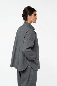 Additional picture of Terracotta-Brown Cotton Jacket