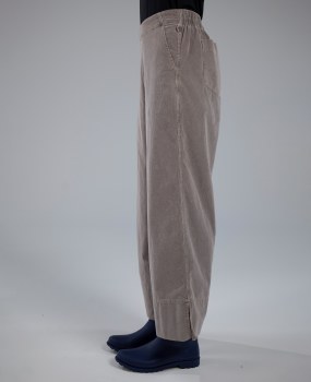 Additional picture of Idal Taupe Corduroy Trousers