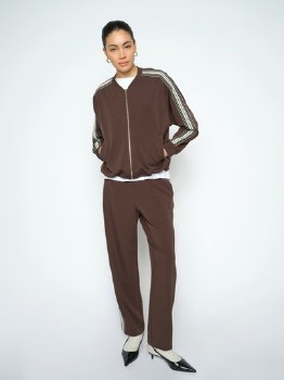 Additional picture of Ardie Brown Zip Cardigan