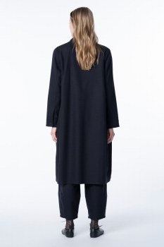 Additional picture of Wool-Blend Navy and Brown Gingham Check Trousers