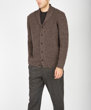 Additional picture of Shawl Collar Wool Cardigan