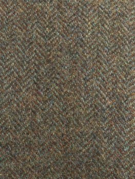Additional picture of Moss Green Tweed Cape Coat