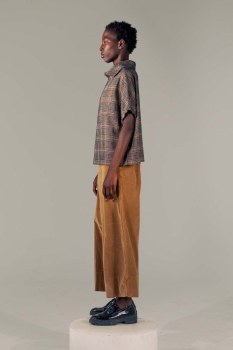 Additional picture of Glencheck Cotton-Viscose Top