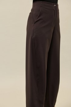 Additional picture of Cocoa Barrel-leg Trousers