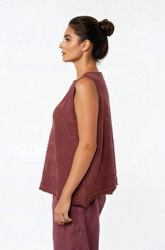 Additional picture of Black Viscose Knit Vest